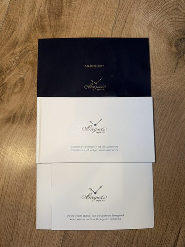 Breguet garantiezertifikat - breguet*,