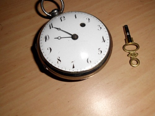 Silberne taschenuhr breguet - taschenuhr,