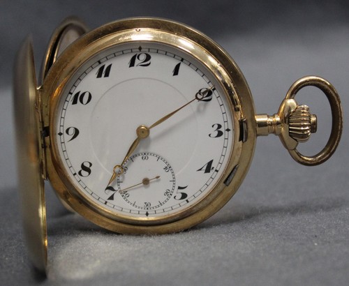 Savonette taschenuhr 585er - savonette-taschenuhr,